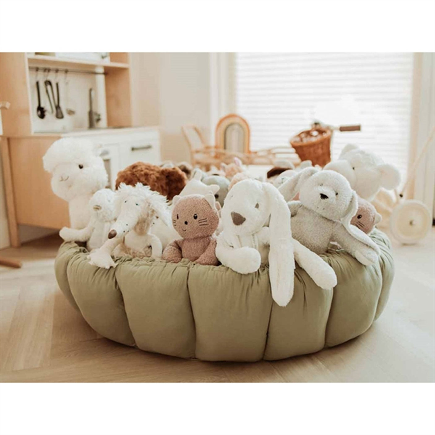 Play&Go 3-in-1 Play Mat Organic Bloom Meadow green