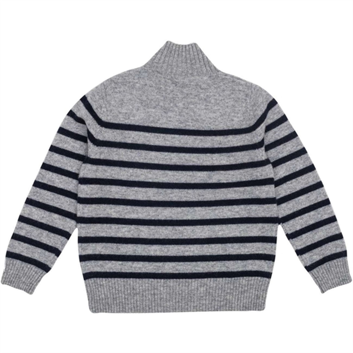 HOLMM Oxford Stripe Opal Cashmere Knit Pullover