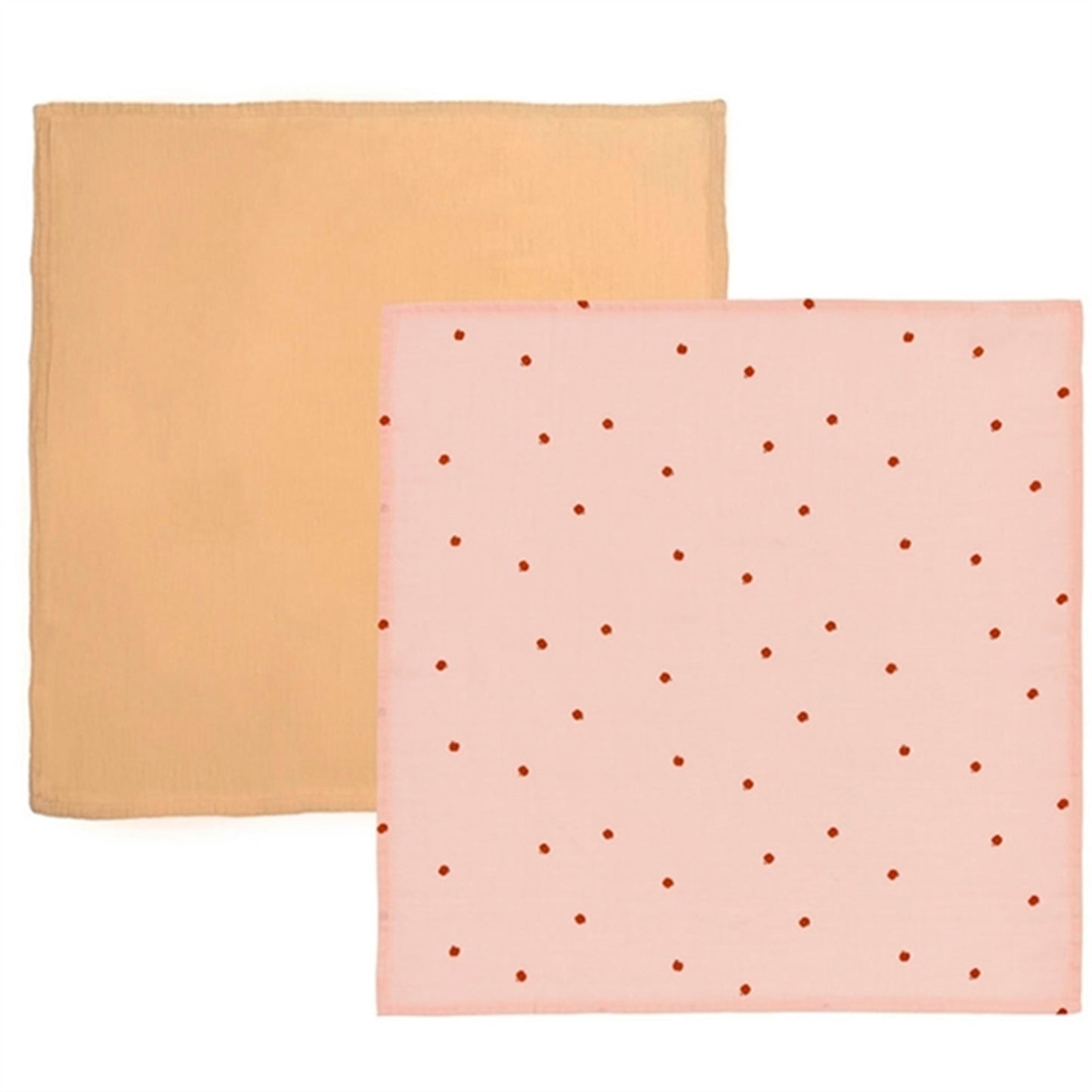 OYOY Muslin 2-pack Rose/Fudge