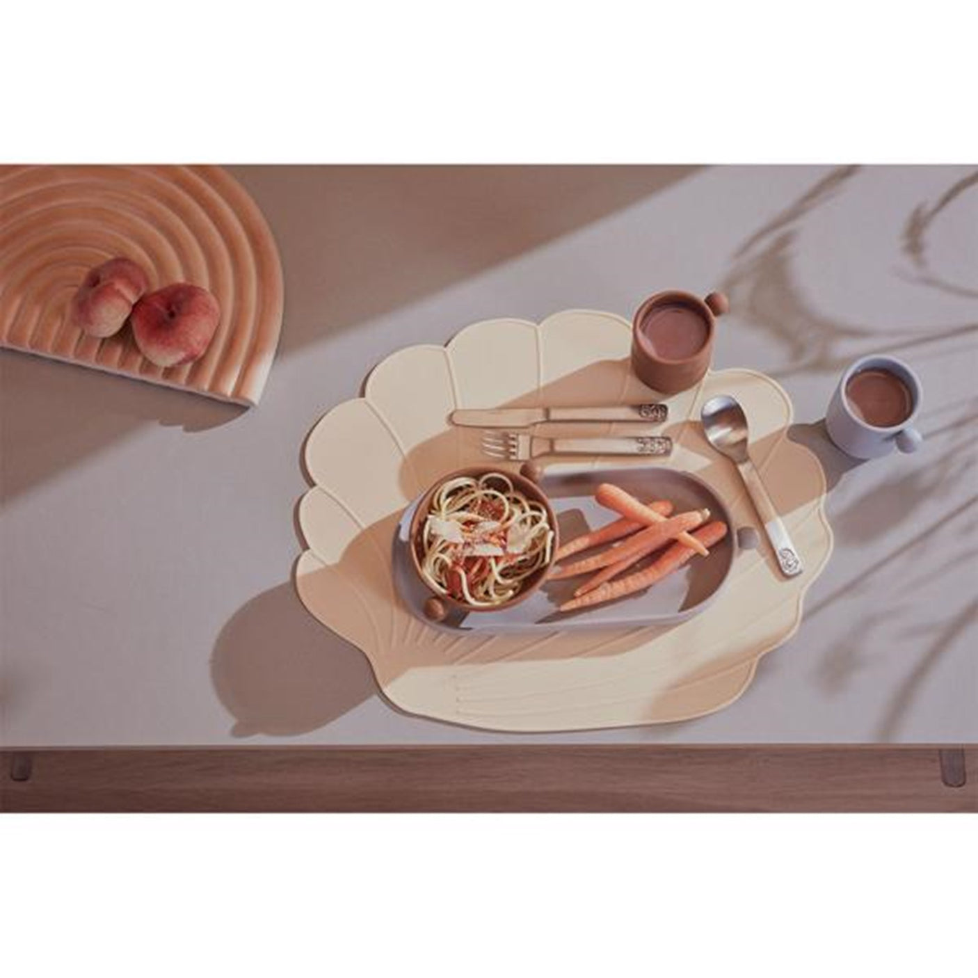 OYOY Placemat Seashell Vanilla 2