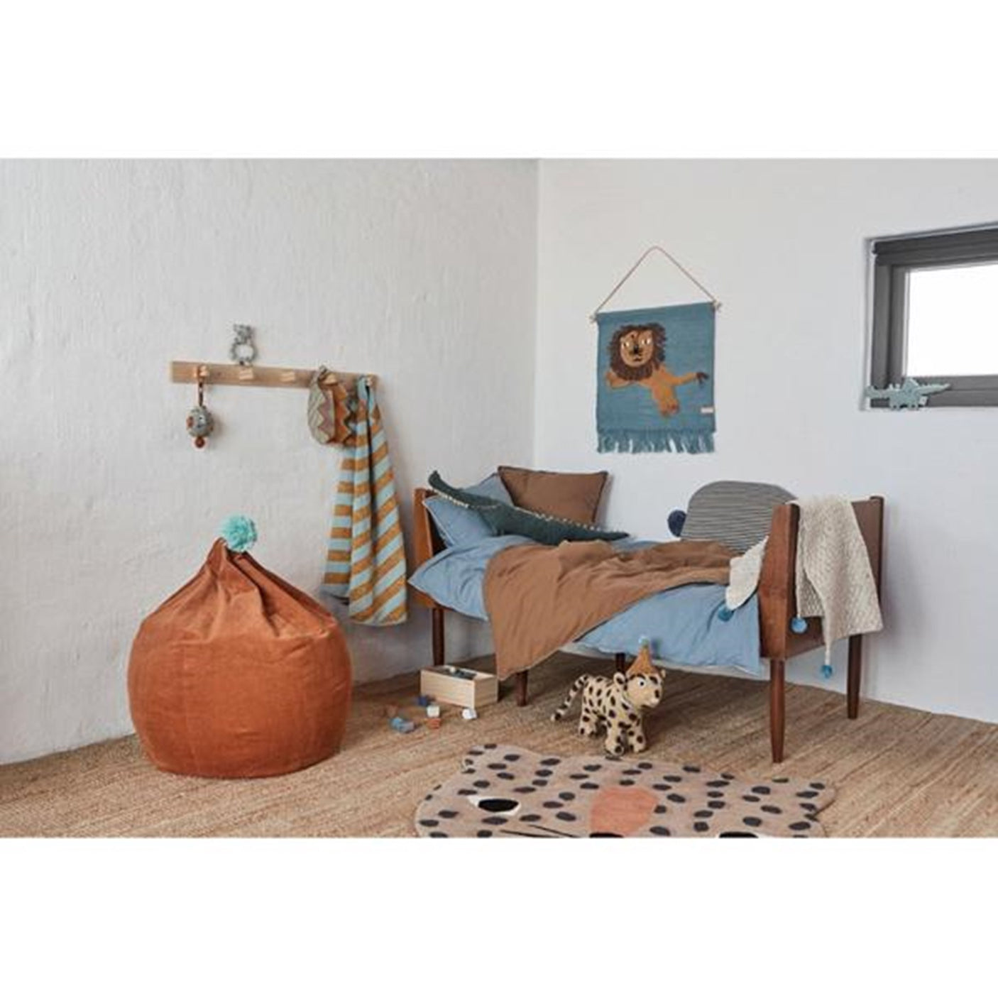 OYOY Corduroy Beanbag Caramel