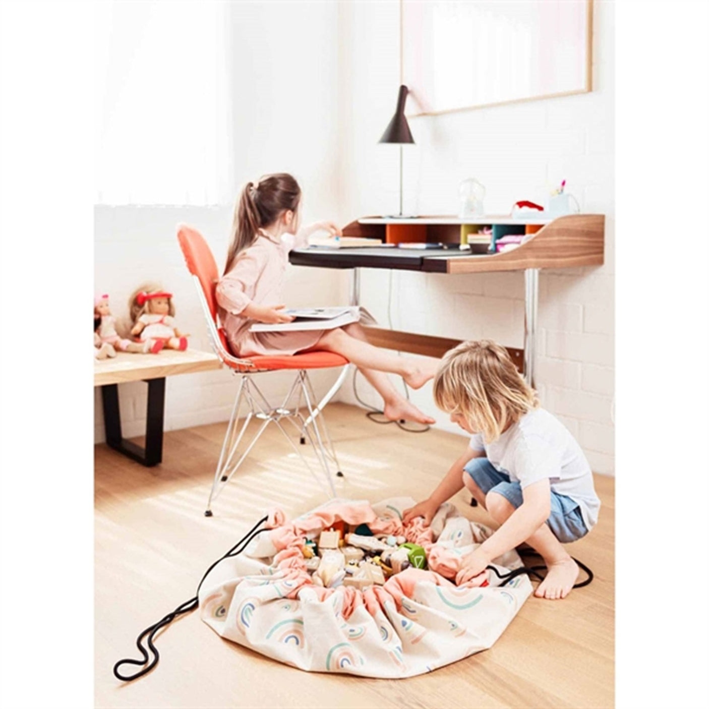 Play&Go 2-in-1 Play Mat Rainbow