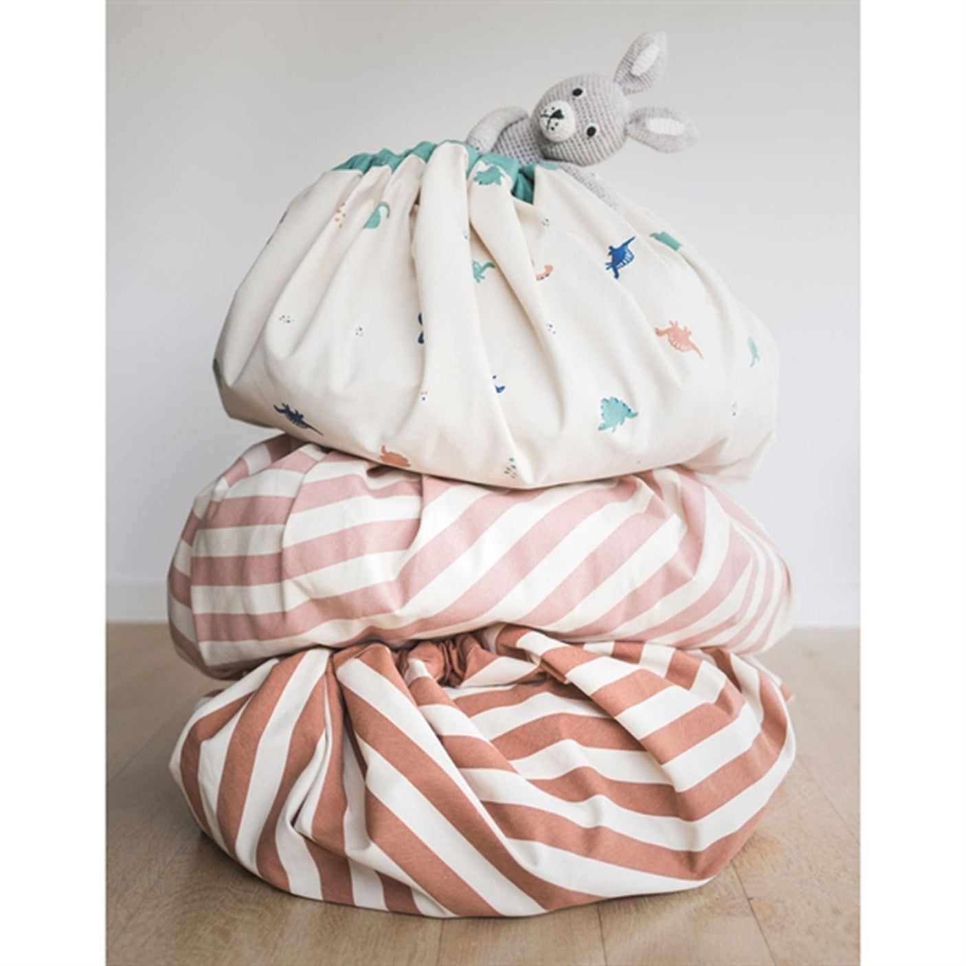 Play&Go 2-in-1 Play Mat Stripes Brown