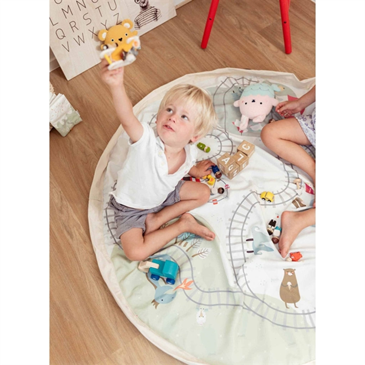 Play&Go 2-in-1 Play Mat Trainmap/Bears