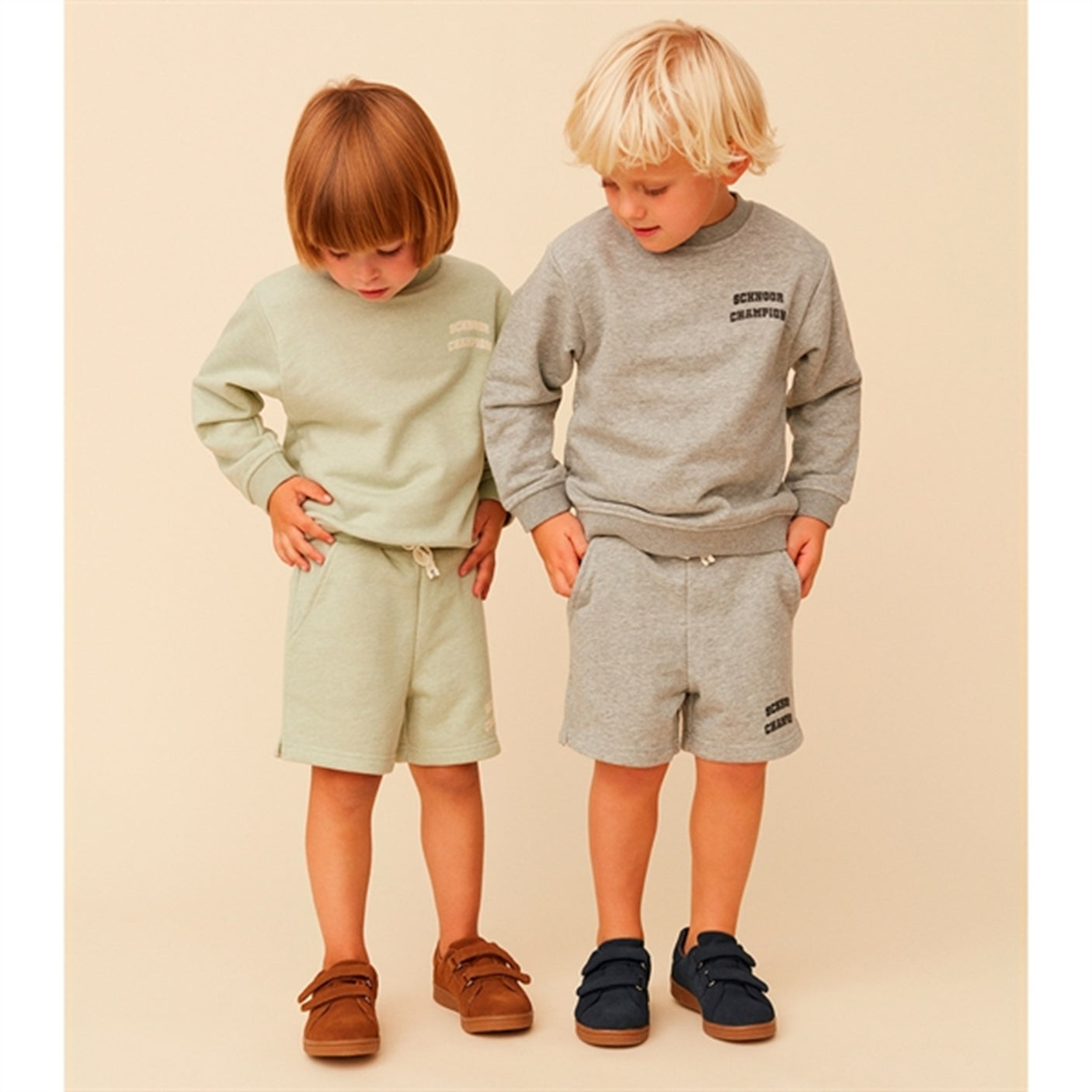 Sofie Schnoor Grey Melange Shorts