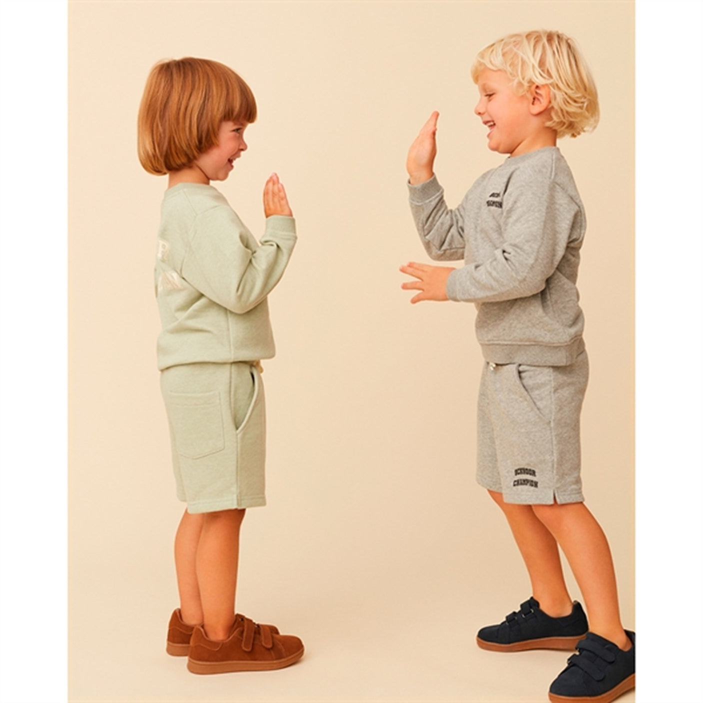 Sofie Schnoor Grey Melange Shorts