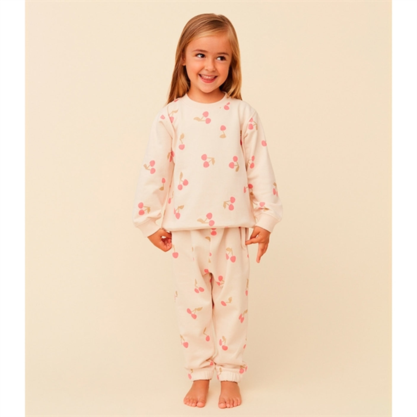 Sofie Schnoor Sweatshirt Antique White/ English Rose