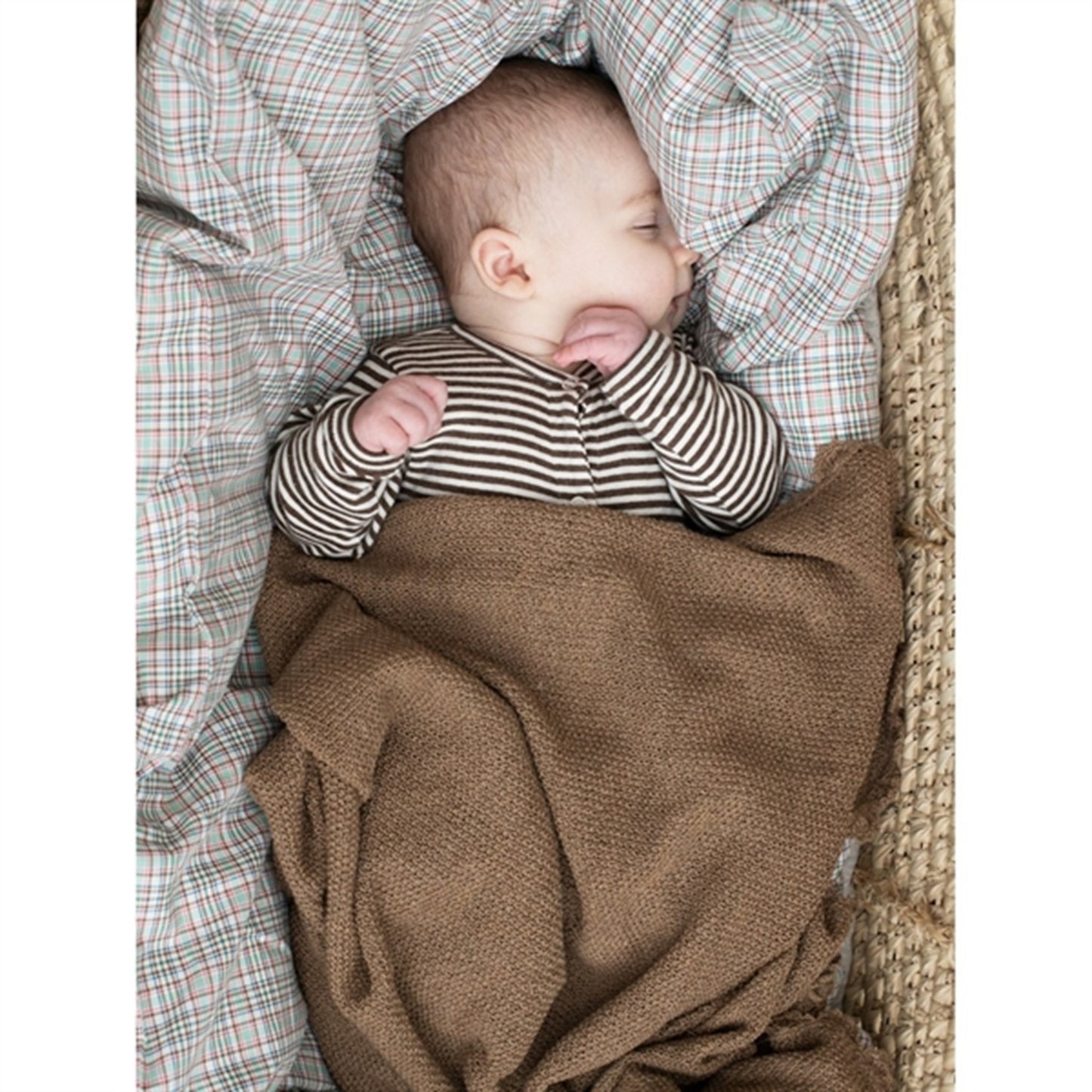 Serendipity Newborn Chestnut/Offwhite Stripe Suit