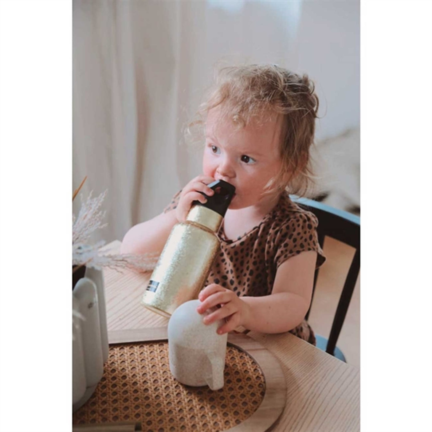 Pellianni Stainless Steel Bottle 350ml Gold