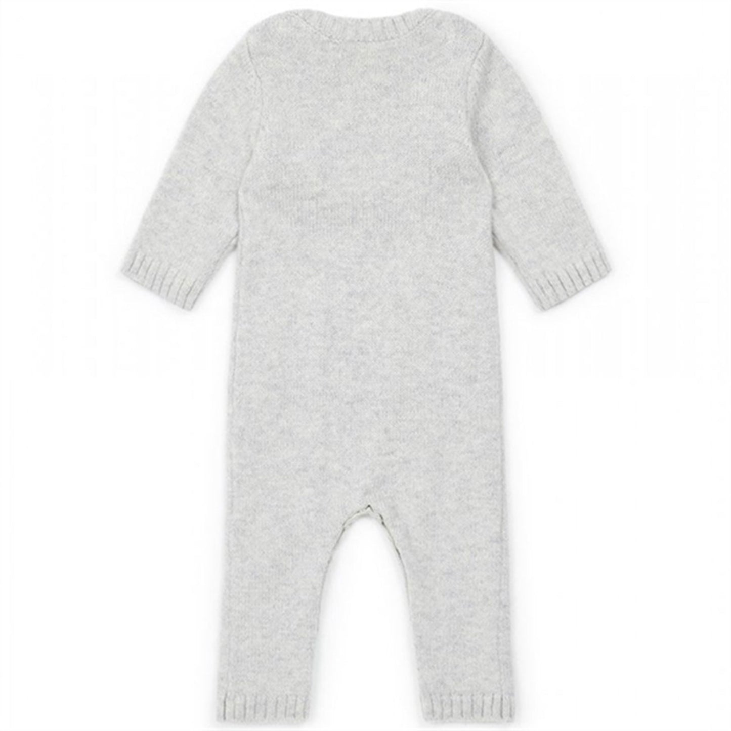 BONTON Heather Grey Knit Onesie