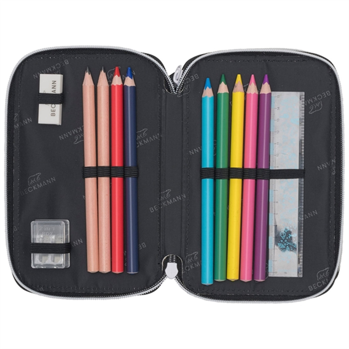 Beckmann Three Section Pencil Case Panther 3