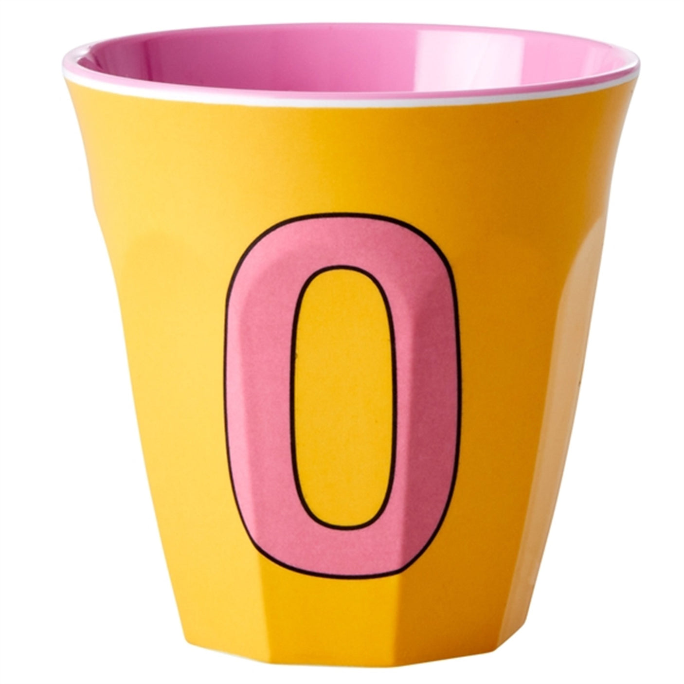 RICE Pinkish Colors Melamine Alphabet Cup