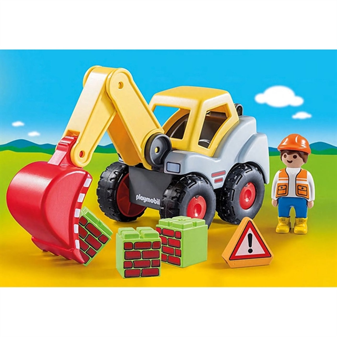Playmobil® 1.2.3 Shovel Excavator