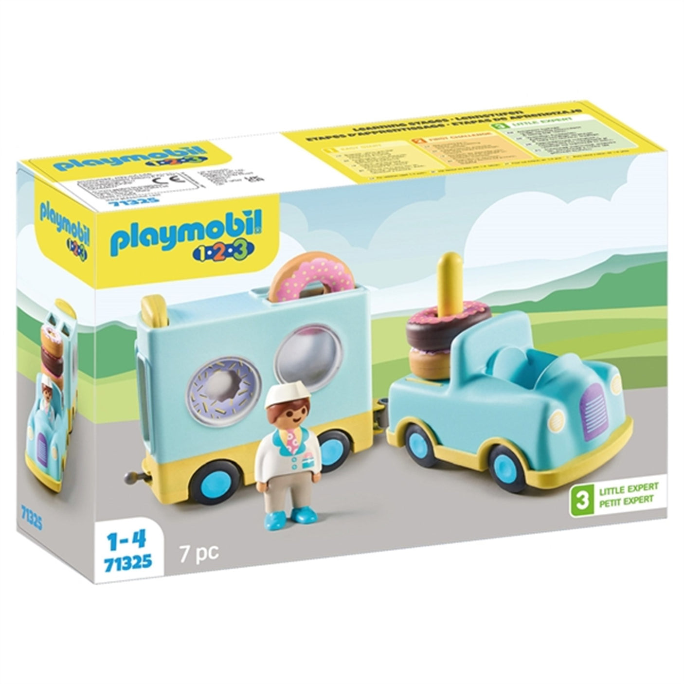 Playmobil® 1.2.3 - Crazy Donut Truck with Stacking and Sorting Feature