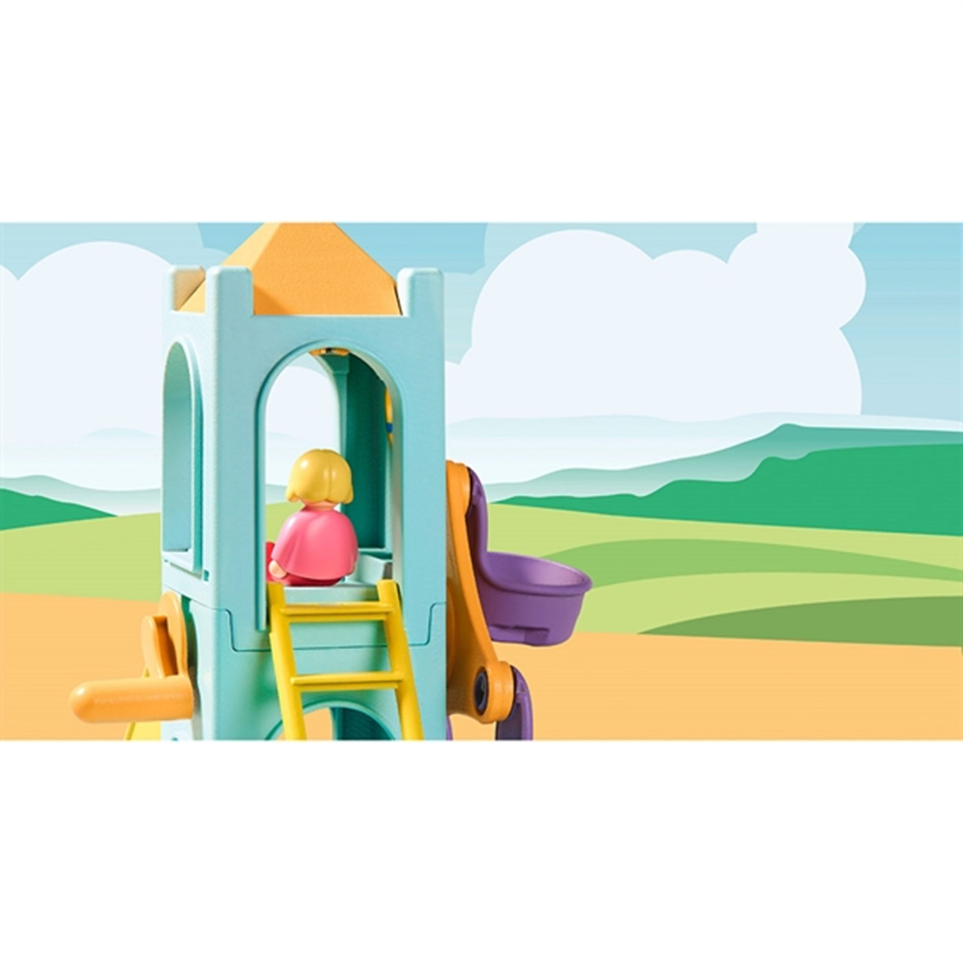 Playmobil® 1.2.3 - Adventure Tower with Ice Cream Booth