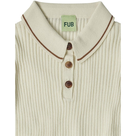 FUB Ecru Polo T-shirt
