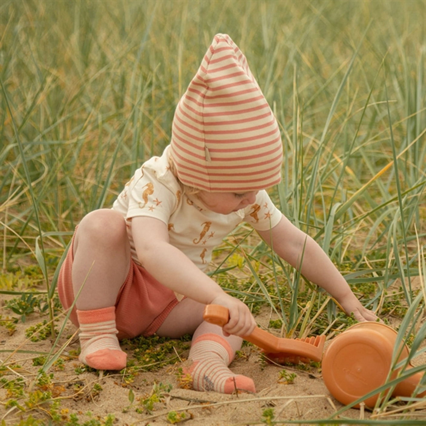 Petit Piao Seahorse Body Printed