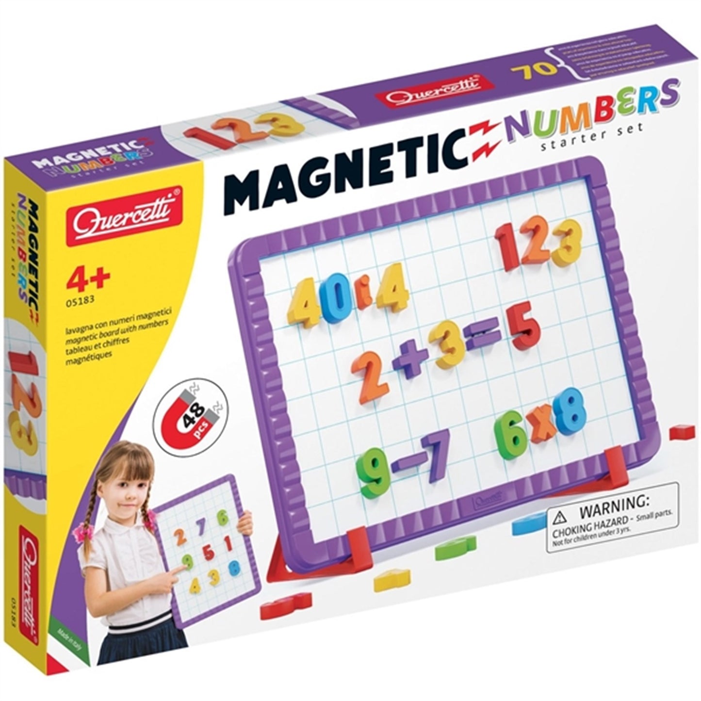 Quercetti Magnetiske Numbers Starter set (48 parts)