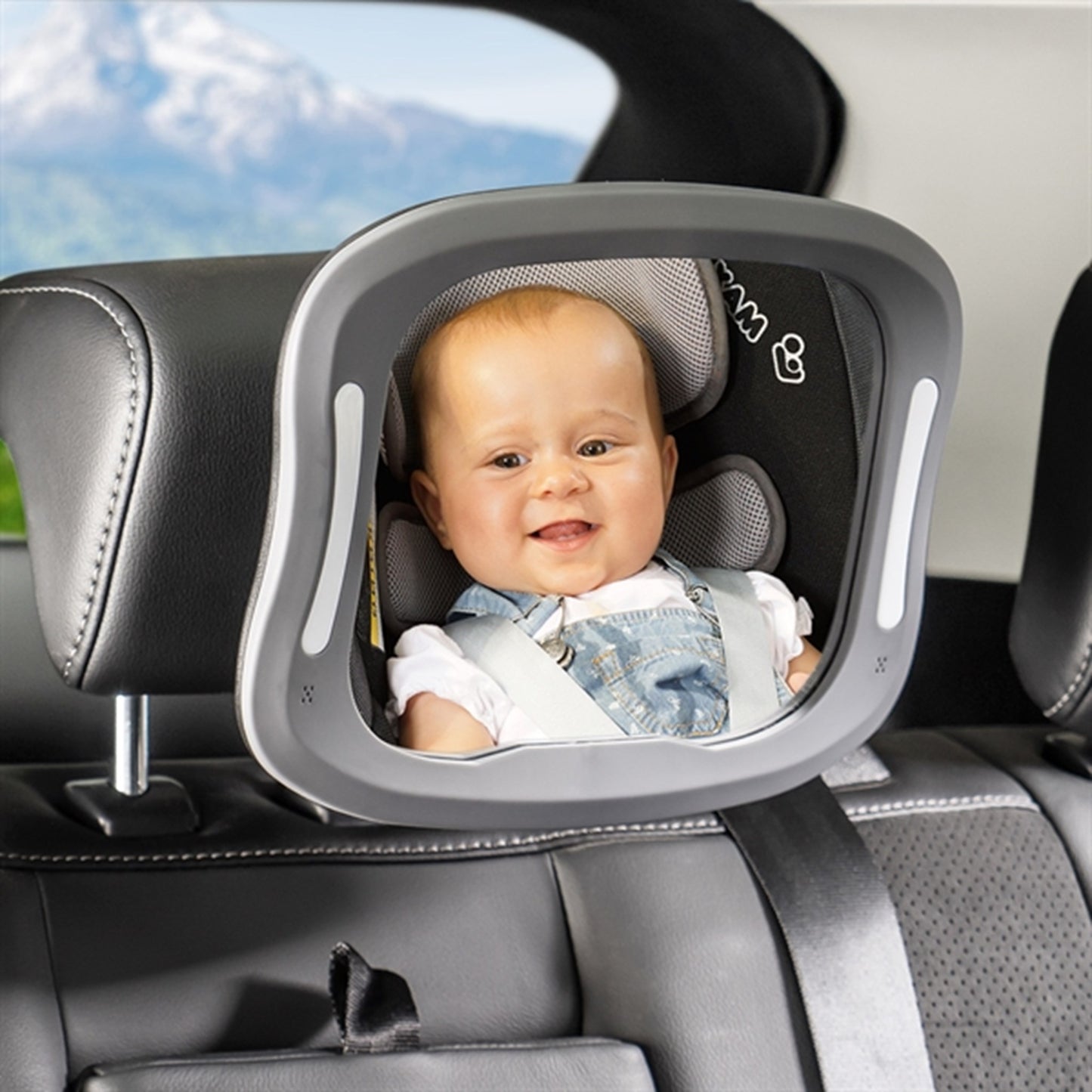 REER Car Mirror with Light