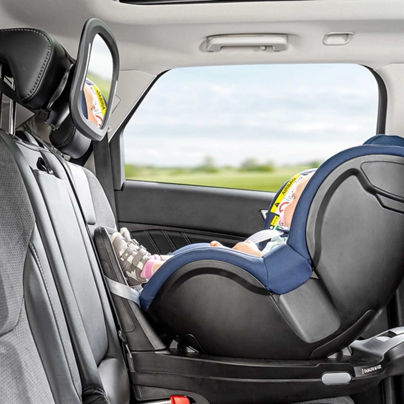 REER Car Mirror with Light