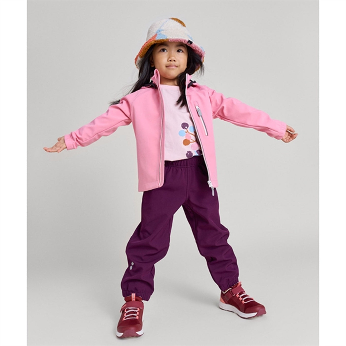 Reima Softshell Jacket Vantti Blush Rose