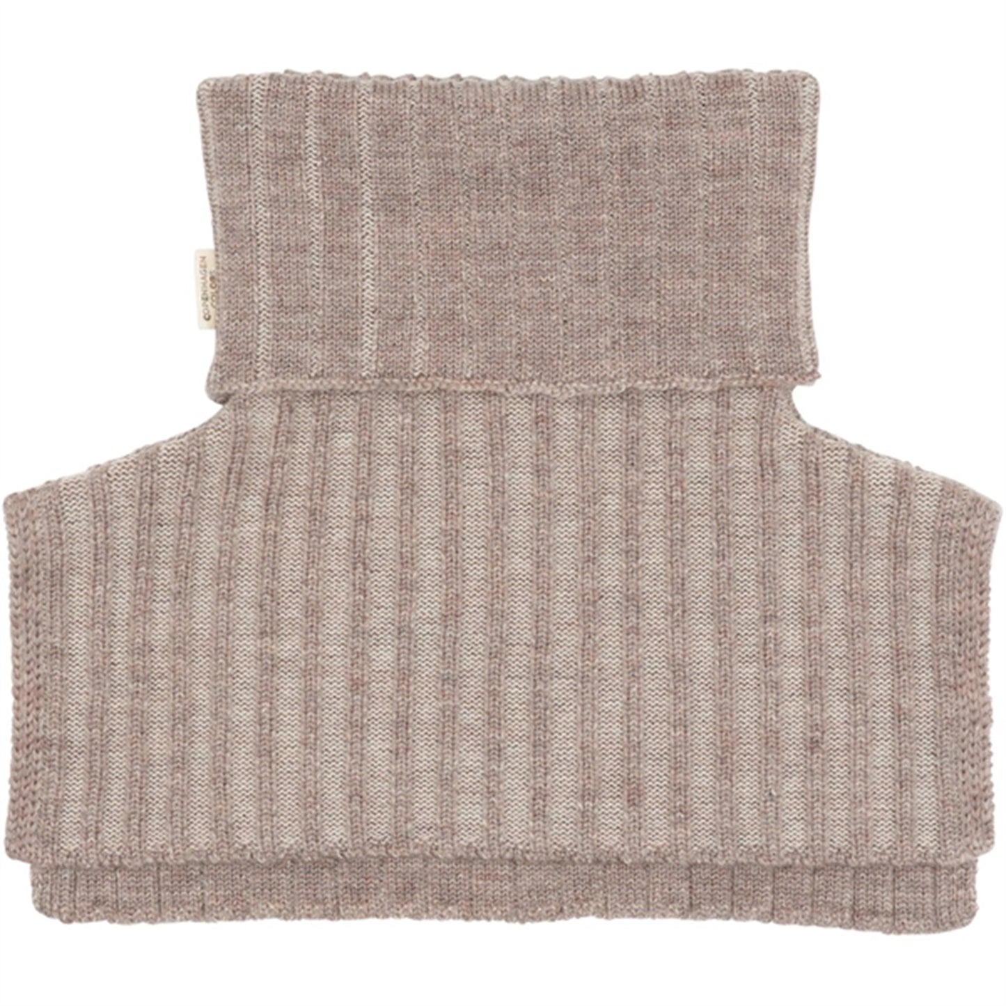 Copenhagen Colors Natural Melange Cream Reversible Merino Tube W. Collar