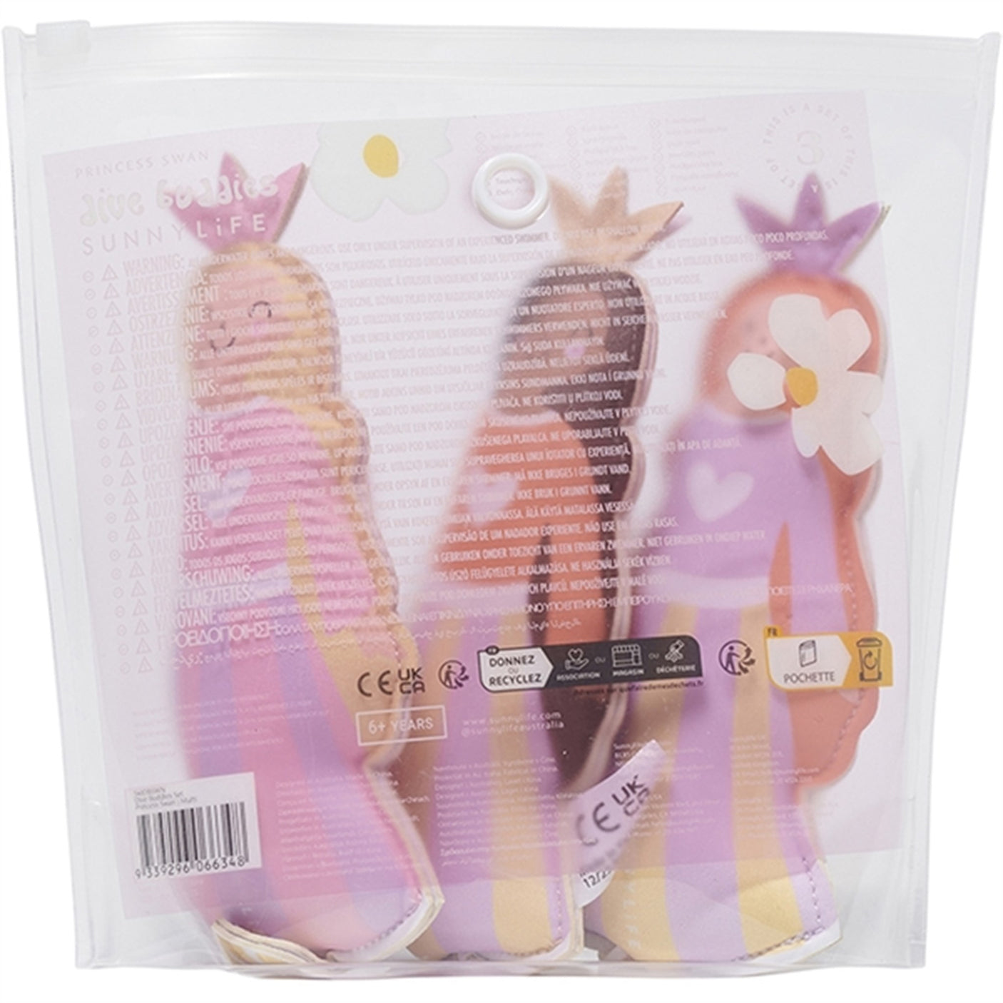 SunnyLife Dive Buddies Princess Swan Multi