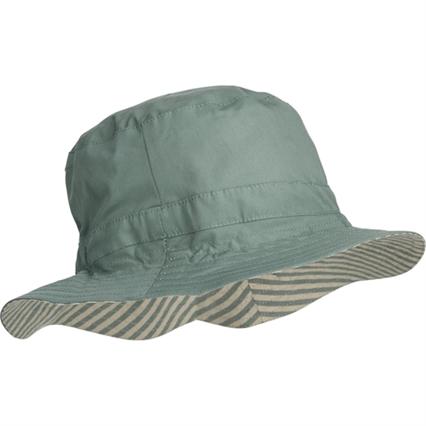 Liewood Sander Sun Hat Stripe Peppermint/Sandy