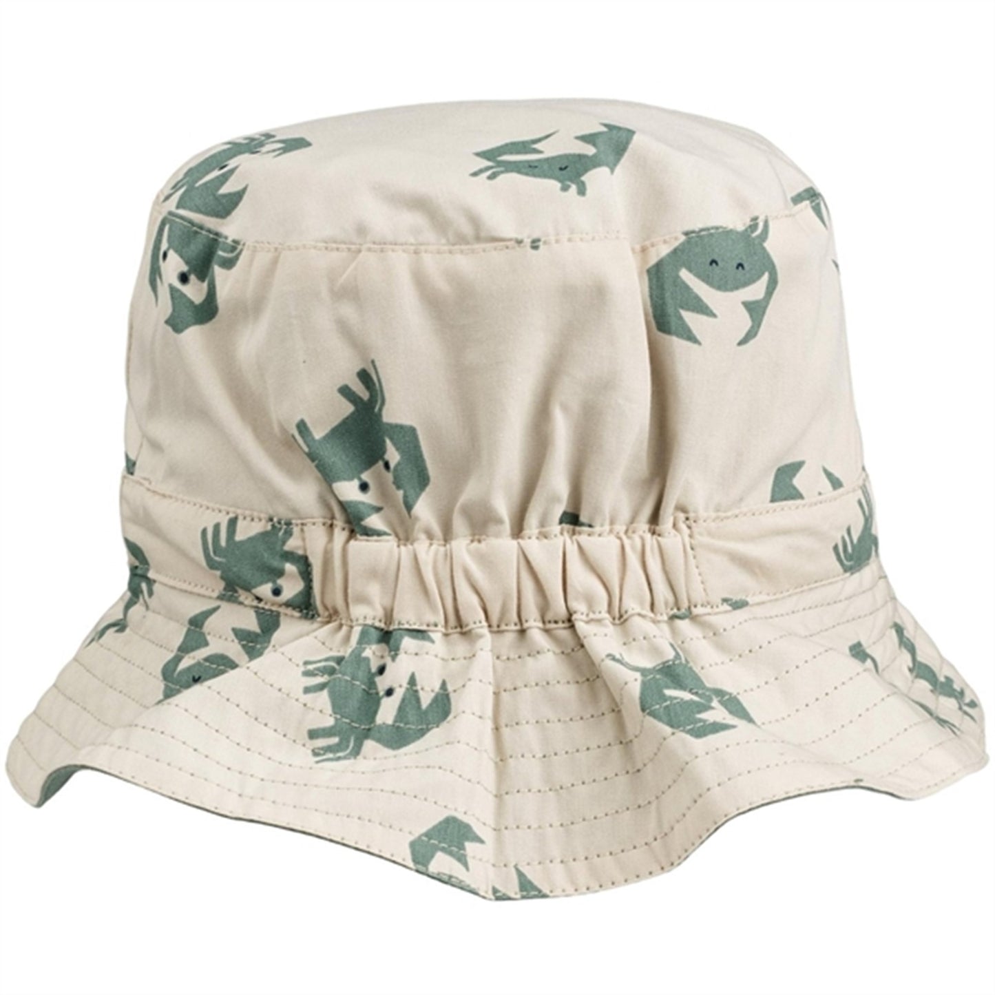 Liewood Sander Reversible Sun Hat Crab Sandy Pepppermint
