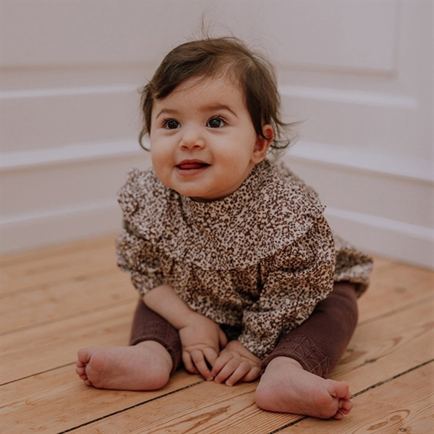 That's Mine Flores Red Santu Shirt