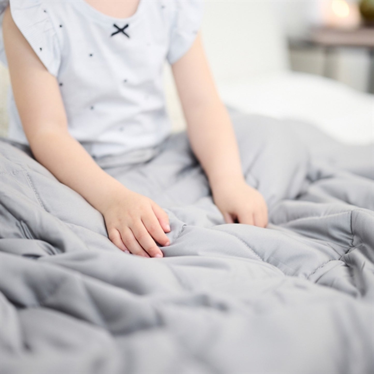 Scandinavian Rest Weighted Duvet Kids 100x150 3 kg Grey