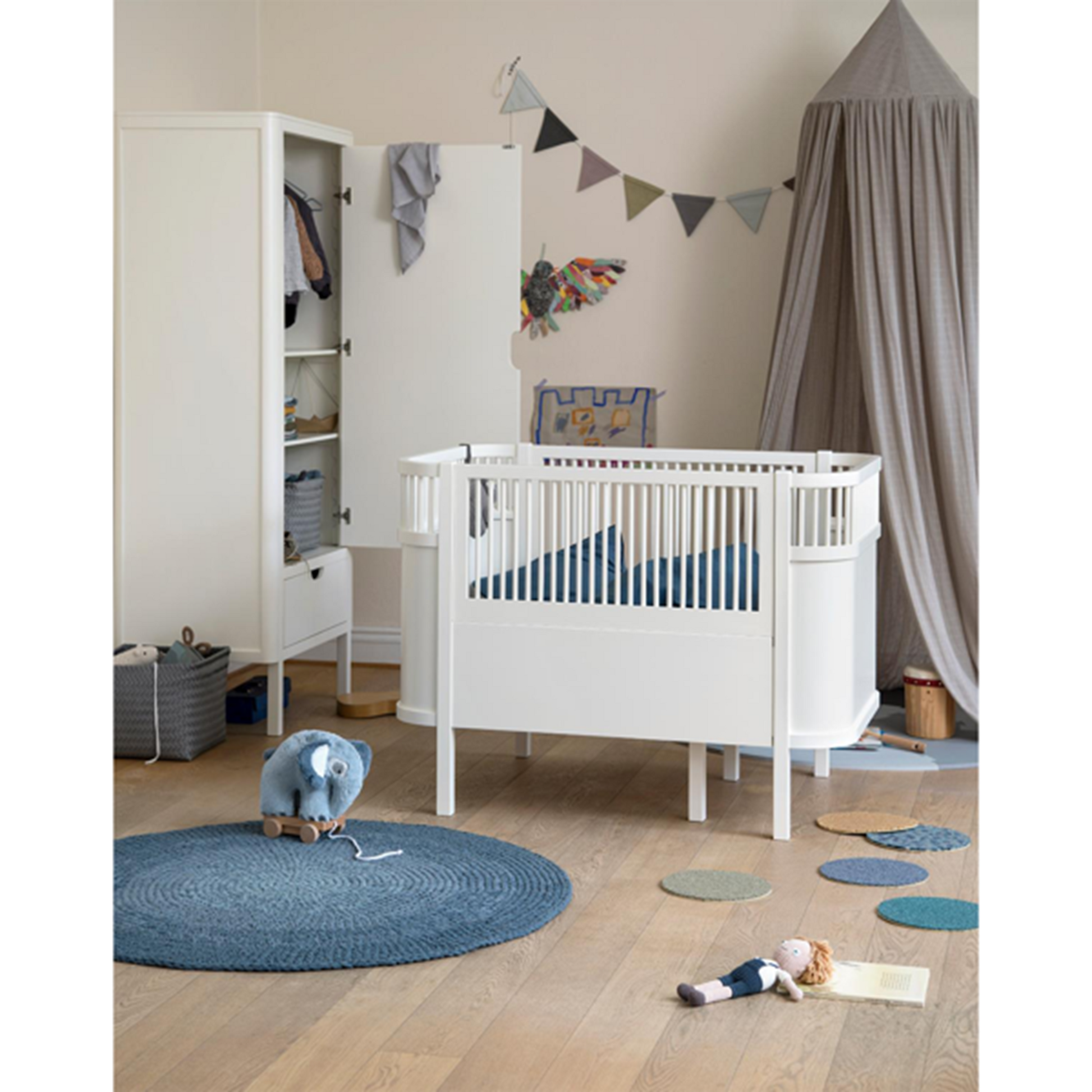 Sebra Bed Baby & Junior White