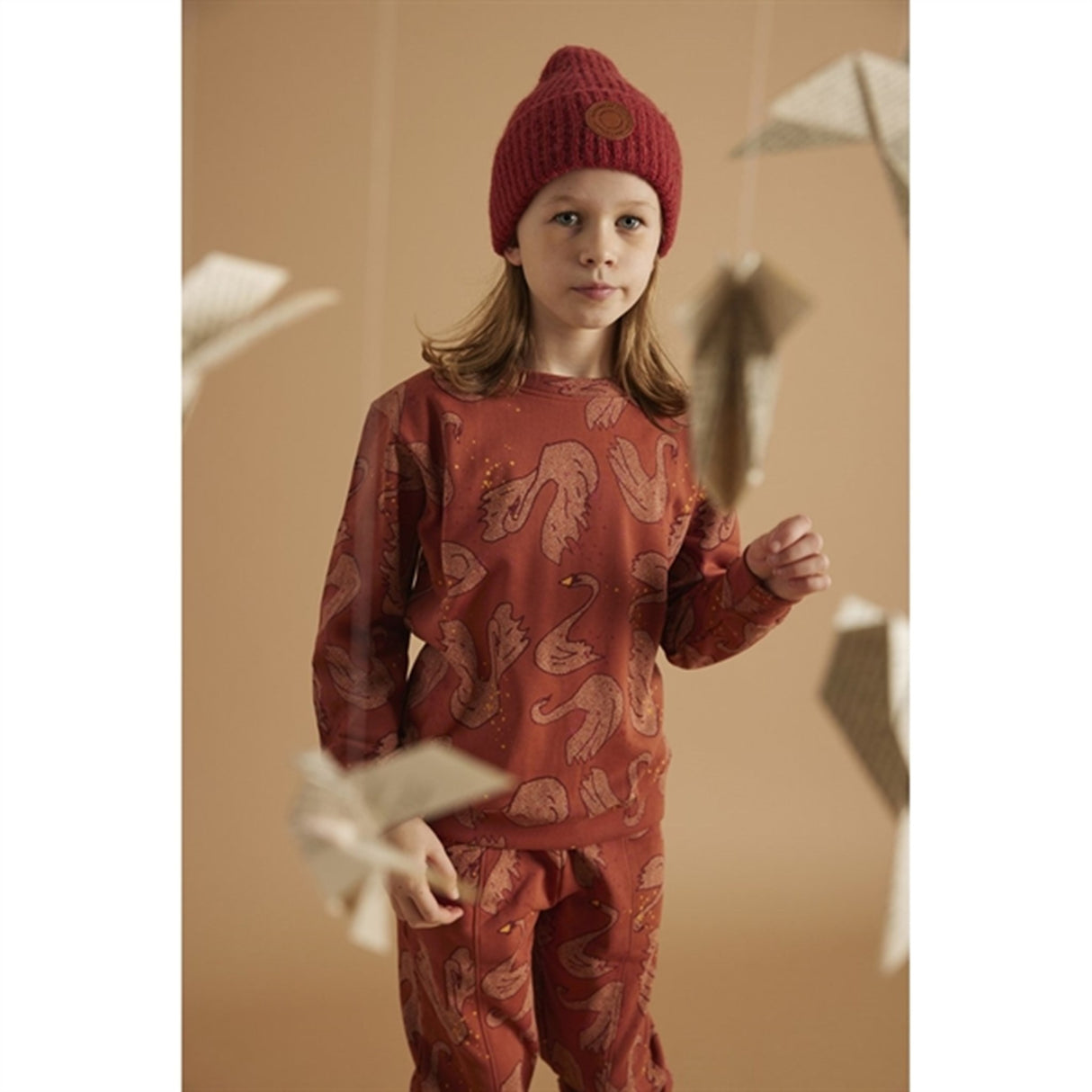 Soft Gallery Baked Clay Baptiste Swan Sweatshirt