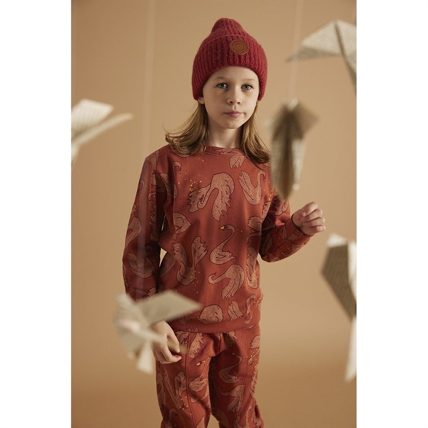 Soft Gallery Baked Clay Baptiste Swan Sweatshirt
