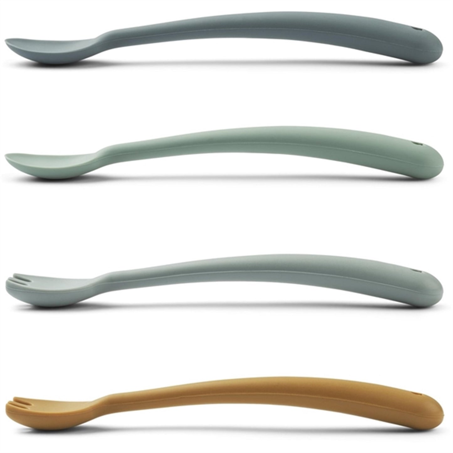 Liewood Shea Feeding Set 4-Pack Whale Blue Multi Mix