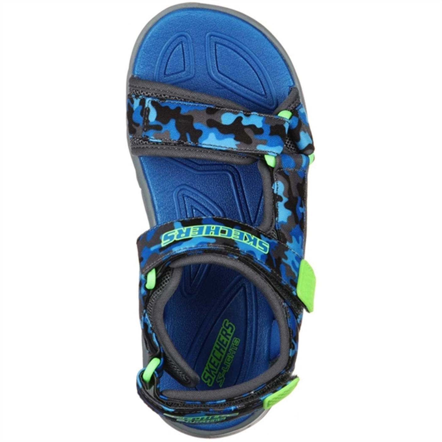 Skechers S-Lights Hypno Splash Sandal Blue/Lime