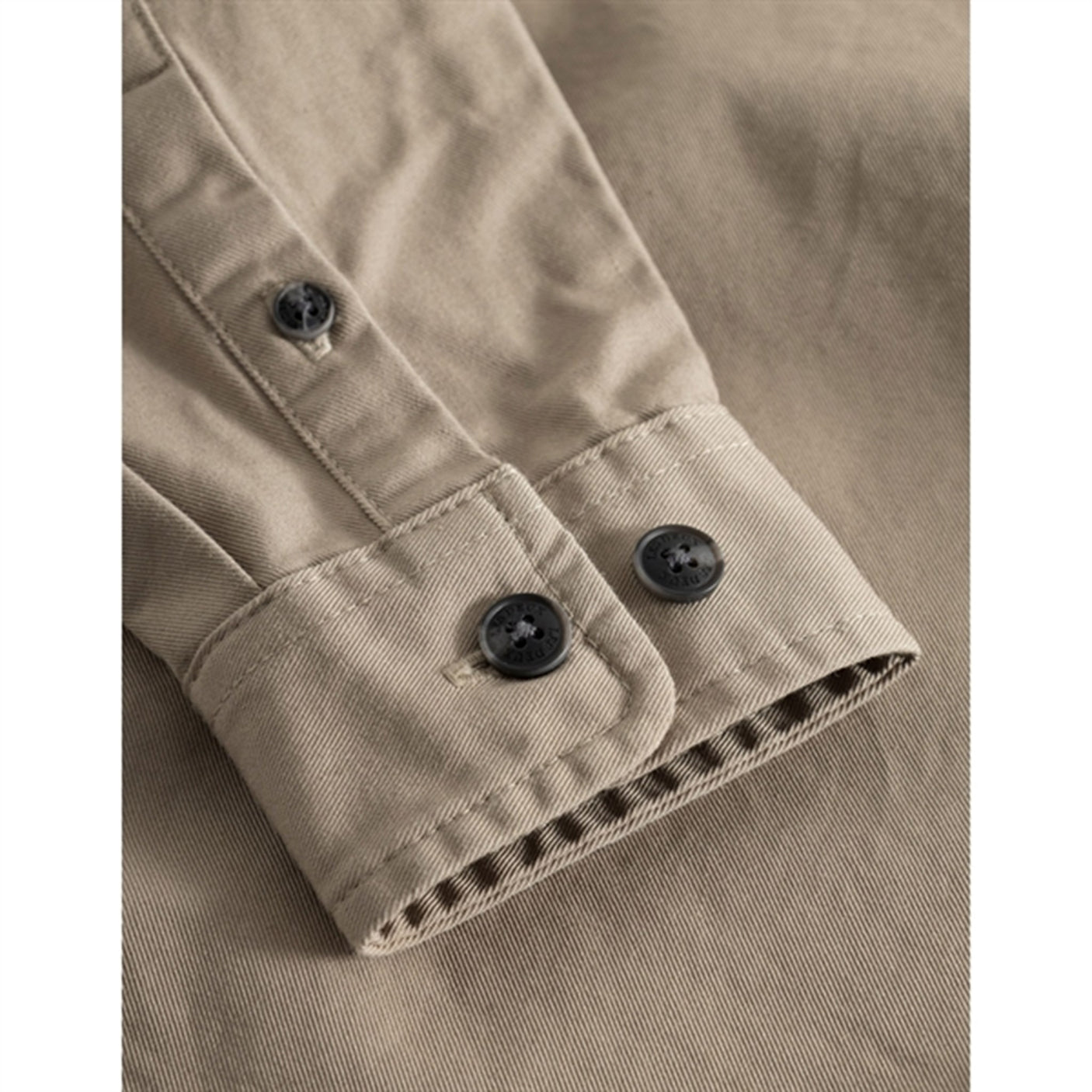 Les Deux Kids Desert Taupe Jason Twill Overshirt