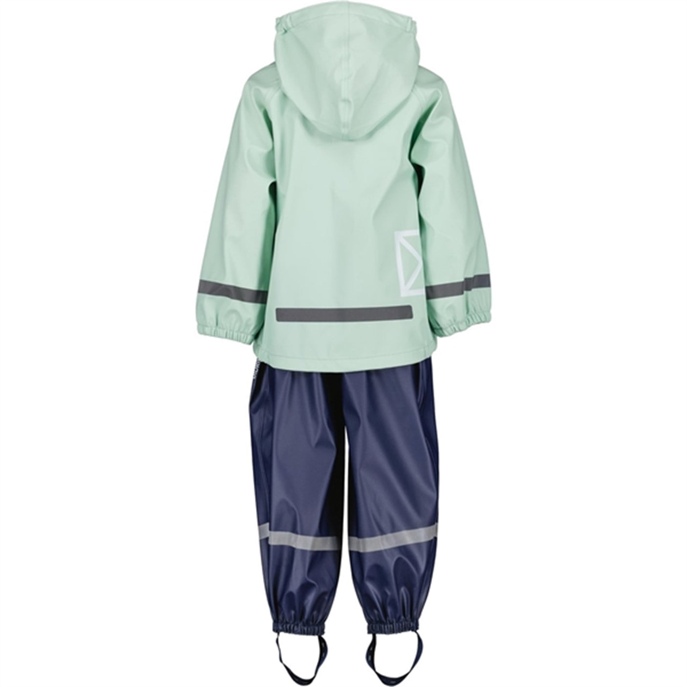 Didriksons Pale Mint Slaskeman Kids Rainwear