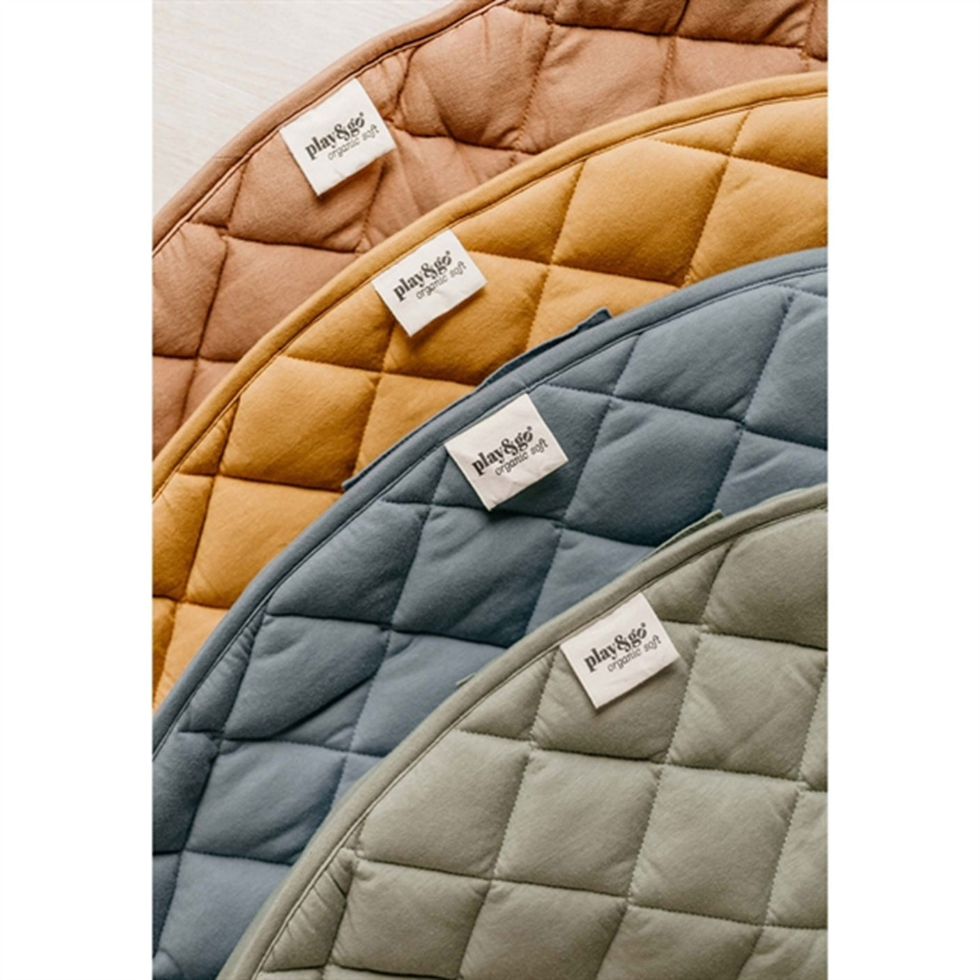 Play&Go 2-in-1 Play Mat Soft Organic Mustard Chai Tea