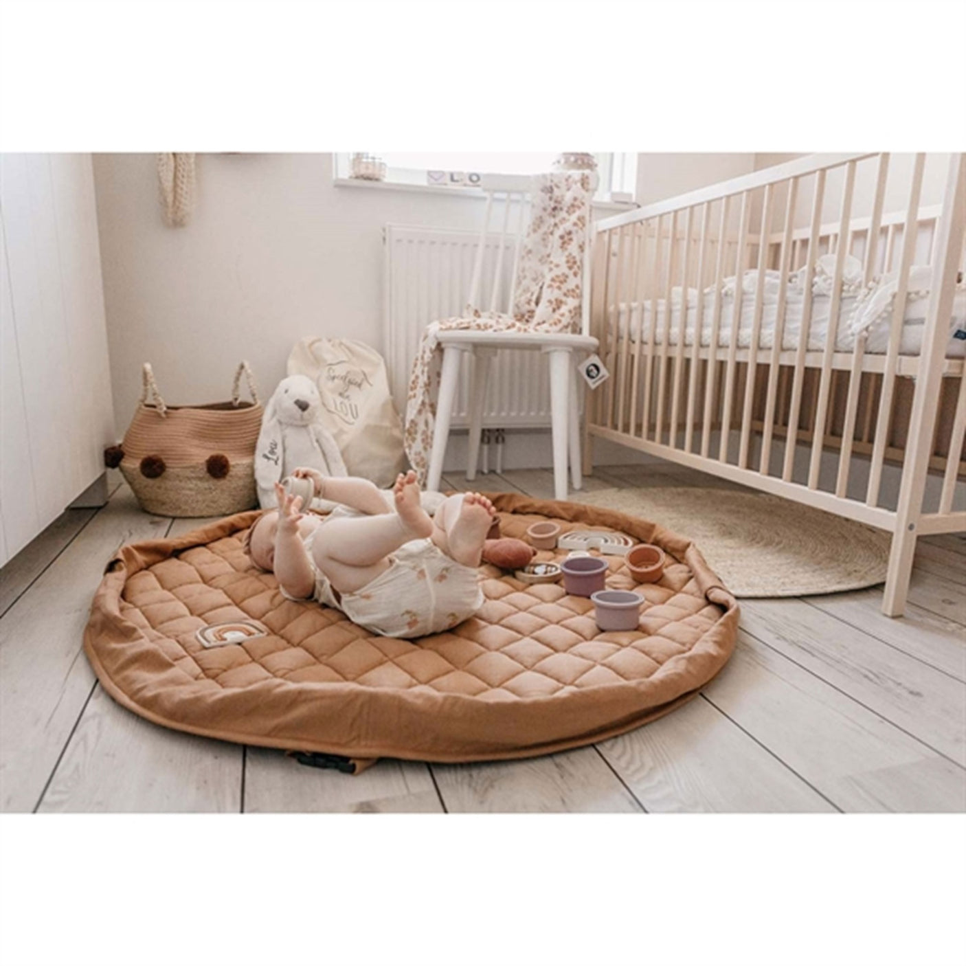 Play&Go 2-in-1 Play Mat Soft Organic Tawny Brown