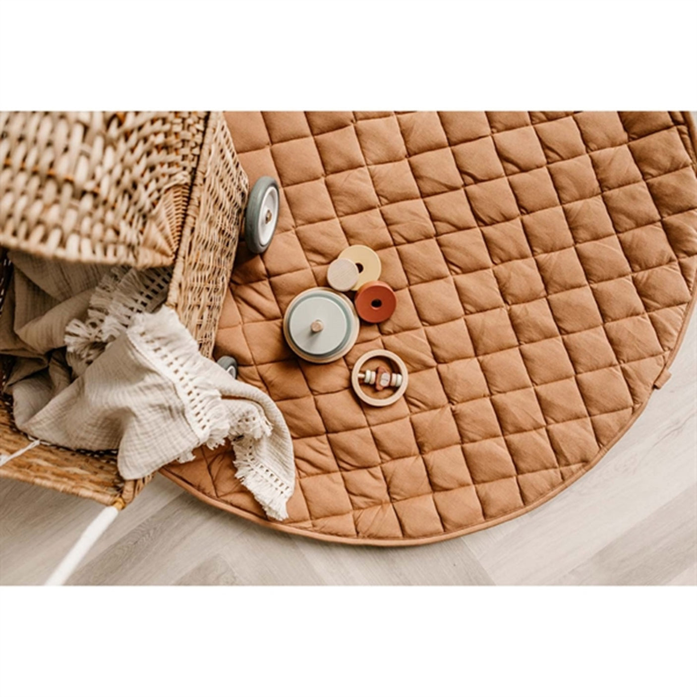 Play&Go 2-in-1 Play Mat Soft Organic Tawny Brown