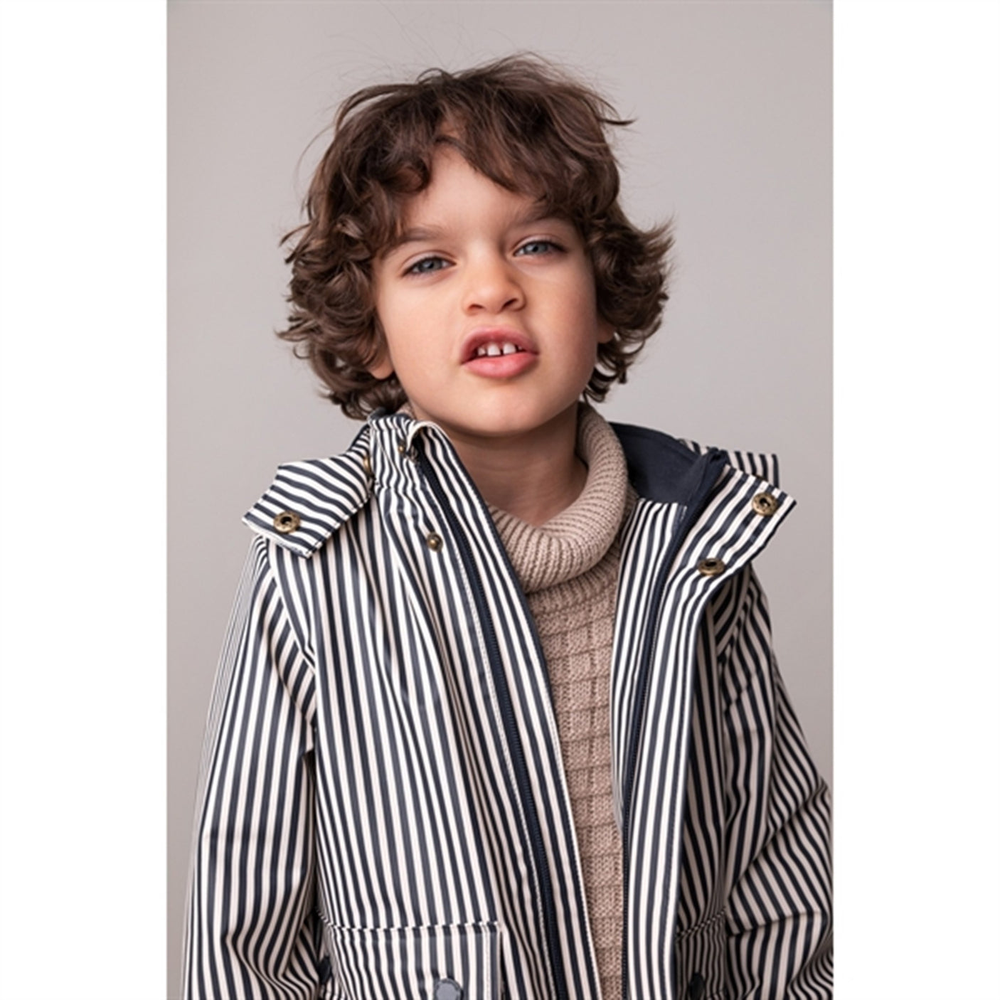 MarMar Osmund Rain Jacket Blue Dew Stripe