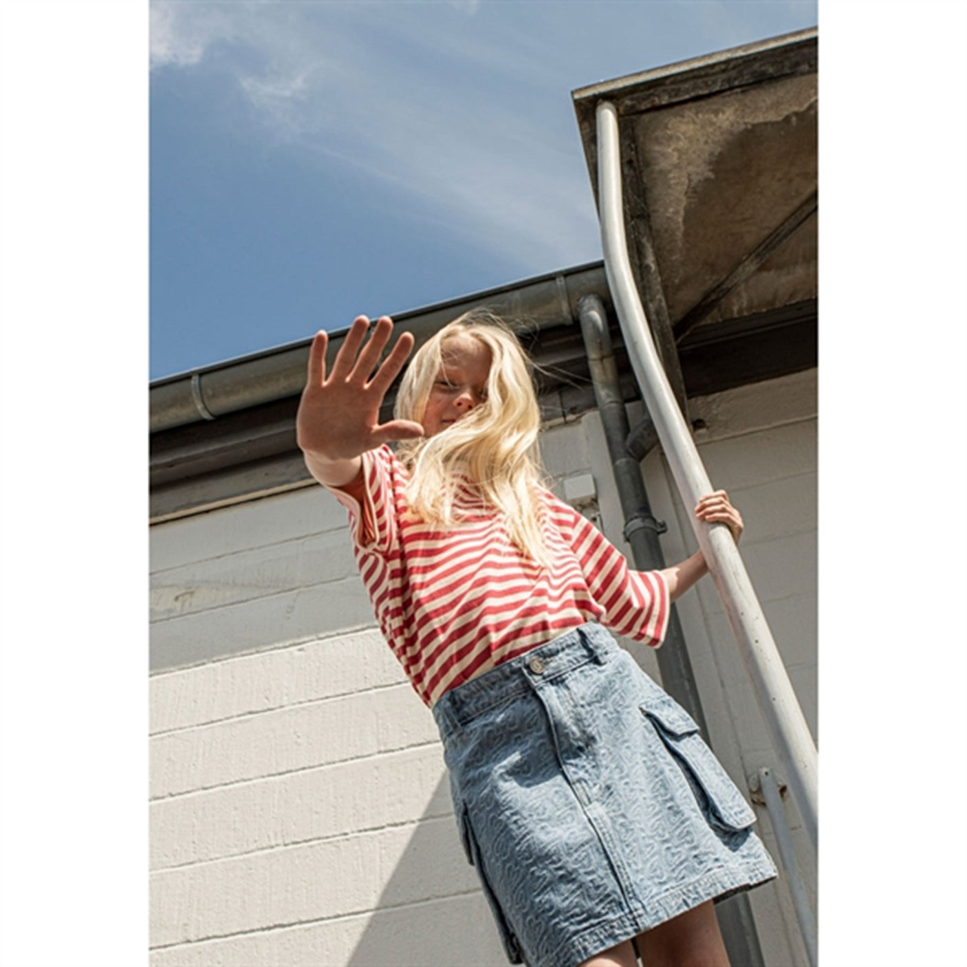 Sofie Schnoor Denim Blue Skirt