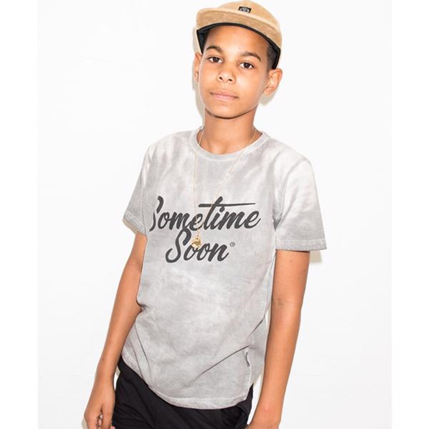 Sometime Soon Sometime T-shirt Grey Melange 4