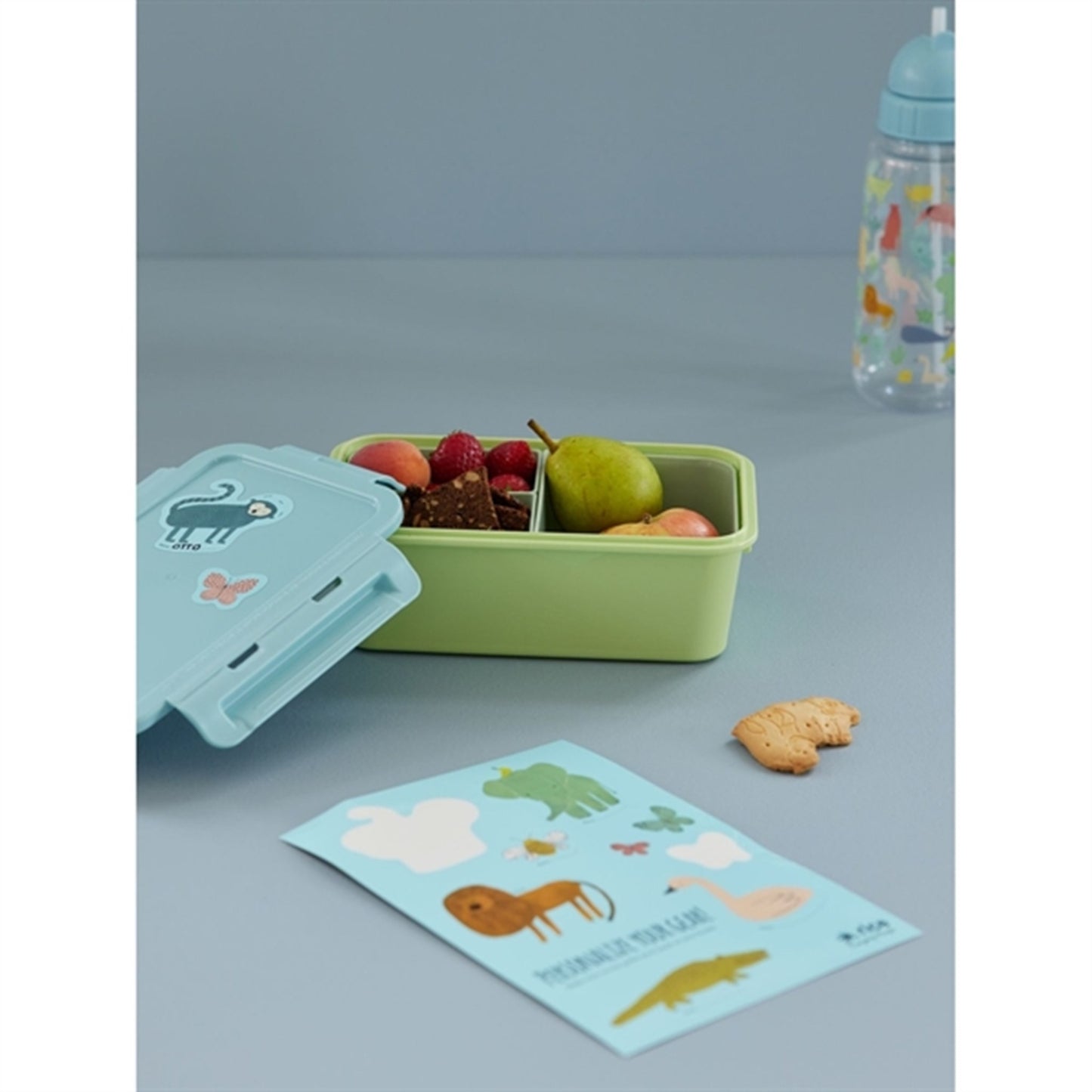 RICE Jungle Theme Stickers for Lunchbox