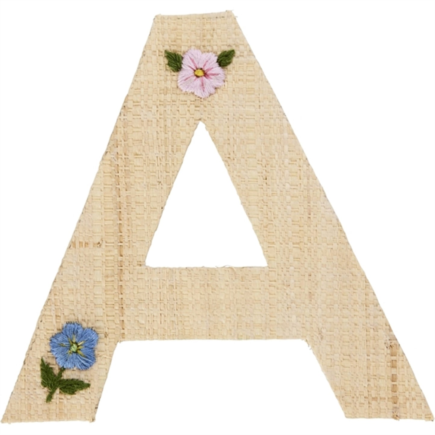 RICE Nature Raffie Sticker Letter Flowers & Animals