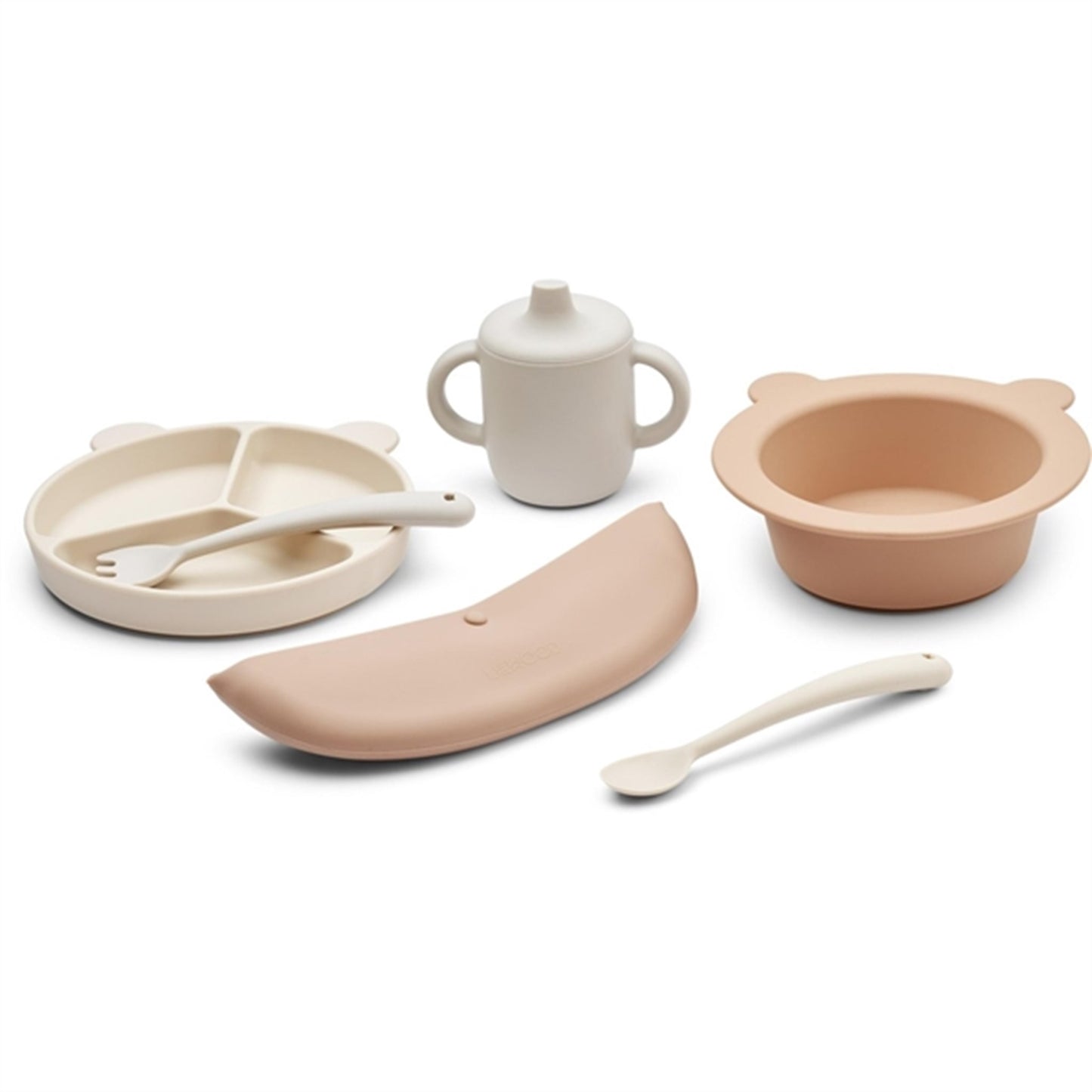 Liewood Stina Dinner Set Mr Bear/Tuscany Rose Multi Mix