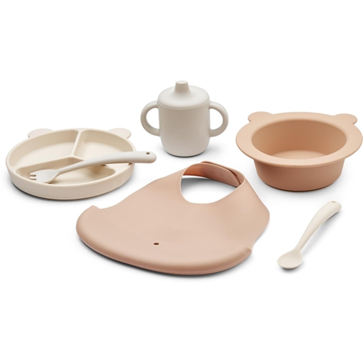 Liewood Stina Dinner Set Mr Bear/Tuscany Rose Multi Mix