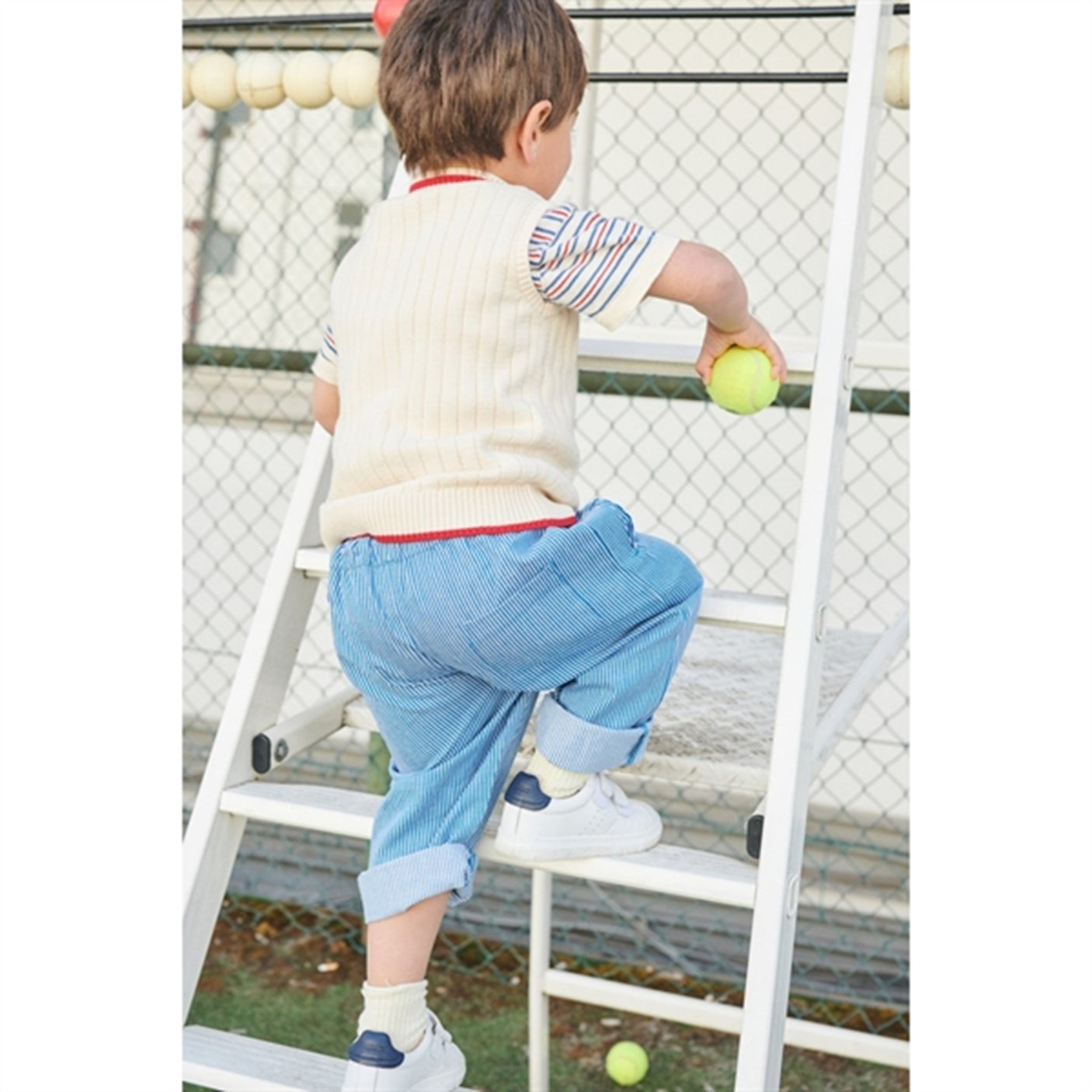 Copenhagen Colors Sharp Blue Stripe Pants