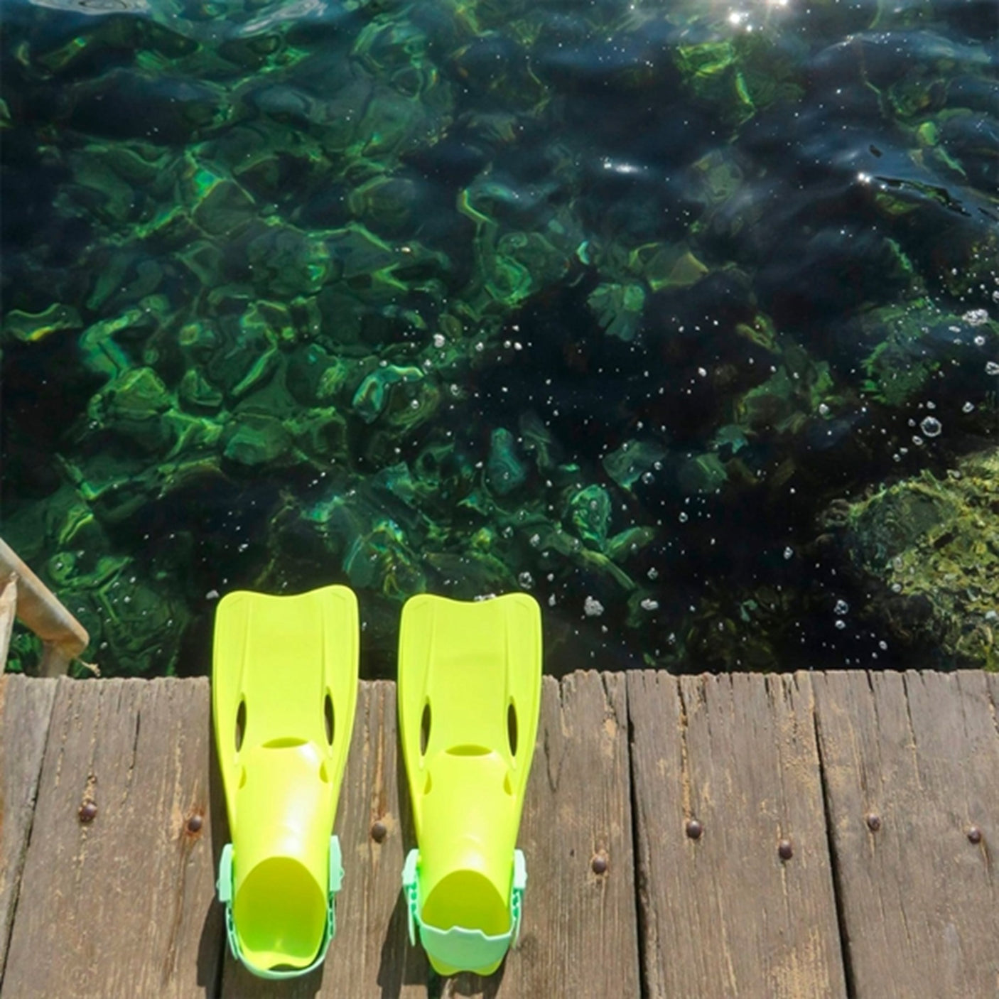 SunnyLife Dive Set Neon Lime